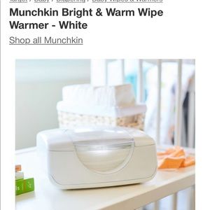 Munchkin wipe warmer with led